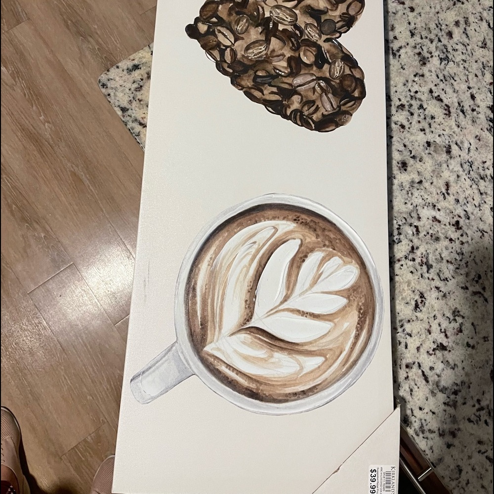 I love coffee Kirkland wall paint